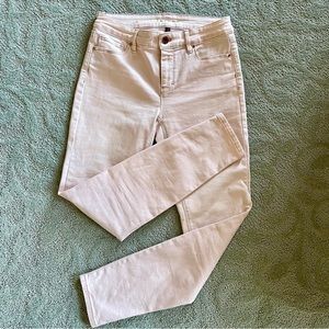 White House Black Market Pale Pink Skinny Ankle Jeans